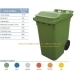 360 lt plastik çöp konteyneri